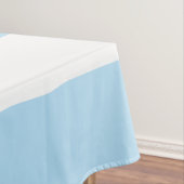 Blaue Streifen, weiße Streifen, gestreiftes Muster Tischdecke (Beispiel)