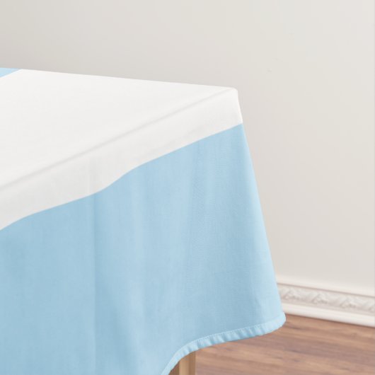 Blaue Streifen, weiße Streifen, gestreiftes Muster Tischdecke (Beispiel)