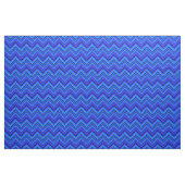 Blaue Streifen Zickzack-Muster Stoff (Yard (91,4 cm))