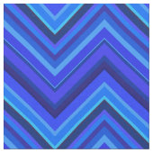 Blaue Streifen Zickzack-Muster Stoff (Nahaufnahme)