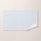 Blaue Streifenmuster Badhandtuch Set (Handtuch)