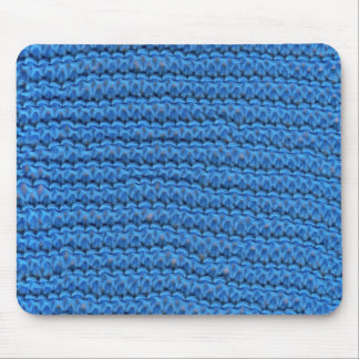 blaue strickende Mäusematte Mousepad