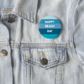 Blaue Stripes-Word-Vorlage Button (Beispiel)