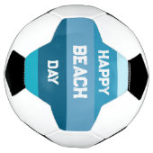 Blaue Stripes-Word-Vorlage Fußball (Gedreht)