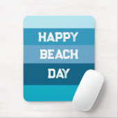 Blaue Stripes-Word-Vorlage Mousepad (Mit Mouse)
