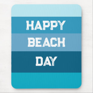 Blaue Stripes-Word-Vorlage Mousepad