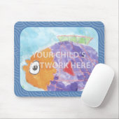 Blaue Strudel-Mausunterlage $14,95 Mousepad (Mit Mouse)