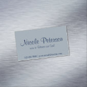 Blaue strukturierte Mama-Karte Magnetische Visitenkarte (Beispiel)