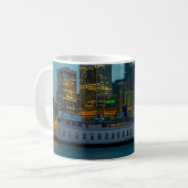 Blaue Stunde in der Stadt Kaffeetasse (Vorderseite Links)