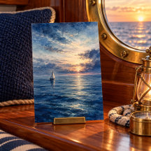 Blaue-Stunden-Segel-Kunstprint