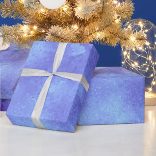 Blaue Sturmwolke-Effekt Wrapping Paper Geschenkpapier