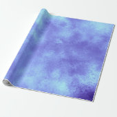 Blaue Sturmwolke-Effekt Wrapping Paper Geschenkpapier (Ungerollt)