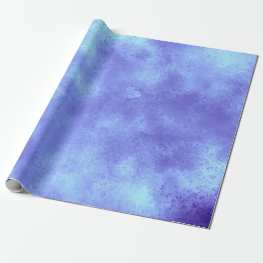 Blaue Sturmwolke-Effekt Wrapping Paper Geschenkpapier (Ungerollt)