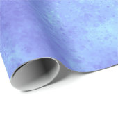 Blaue Sturmwolke-Effekt Wrapping Paper Geschenkpapier (Rolleneckpunkt)