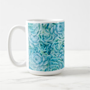 Blaue Sukkuline Kaffeetasse