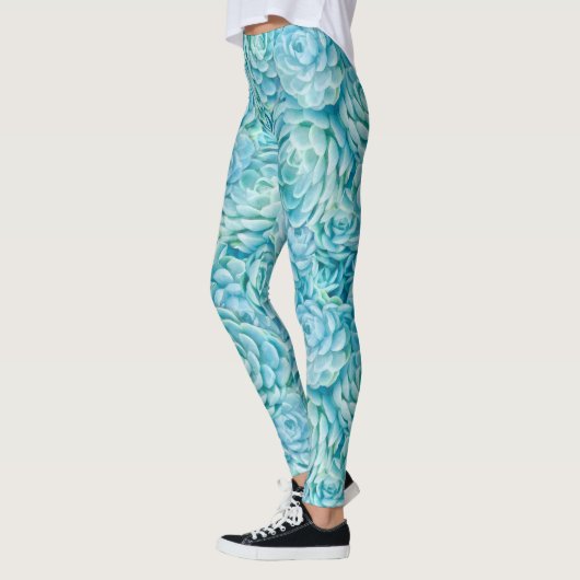 Blaue Sukkuline Leggings (Links)