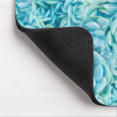 Blaue Sukkuline Mousepad (Ecke)