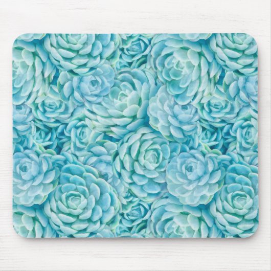 Blaue Sukkuline Mousepad (Vorne)