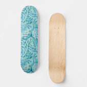 Blaue Sukkuline Skateboard (Vorderseite)