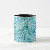Blaue Sukkuline Tasse (Zentrum)