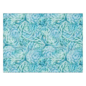 Blaue Sukkuline Tischdecke (Vorderseite (Horizontal))