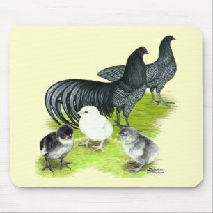 Blaue Sumatra-Familie Mousepad