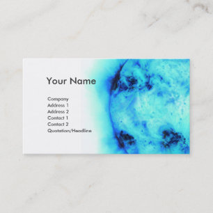 Blaue Sun-Visitenkarte 2 Visitenkarte