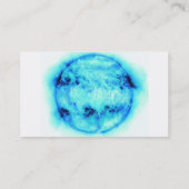 Blaue Sun-Visitenkarte 2 Visitenkarte (Rückseite)