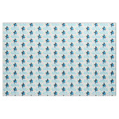 BLAUE SUPER STAR FIGURE SKATER STOFF (Yard (91,4 cm))