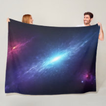 Blaue Supernova-Nebel kosmischer tiefer Raum