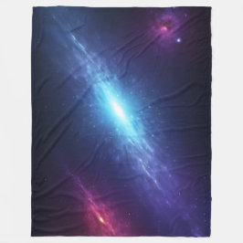 Blaue Supernova-Nebel kosmischer tiefer Raum Fleecedecke