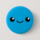 Blaue Süsse Button (Vorderseite)
