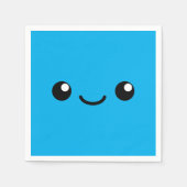 Blaue Süsse Serviette (Vorderseite)