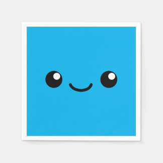 Blaue Süsse Serviette