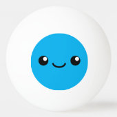 Blaue Süsse Tischtennisball (Rückseite)