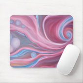 Blaue Swirl-Maus-Pad Mousepad (Mit Mouse)