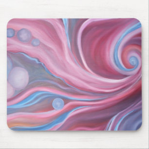 Blaue Swirl-Maus-Pad Mousepad