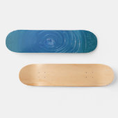 Blaue Swirl-Skateboard Skateboard (Horizontal)