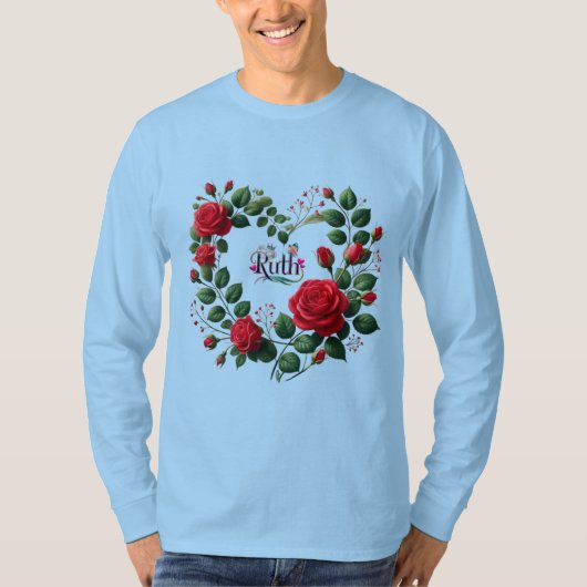 blaue T-Shirt (Vorderseite)