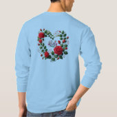 blaue T-Shirt (Rückseite)