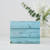 blaue Tafeln Postkarte (Stehend Vorderseite)