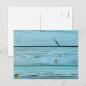 blaue Tafeln Postkarte (Vorne/Hinten)