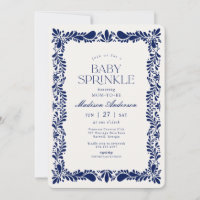 Blaue Talavera-Fliese Spanisches Fiesta-Baby-Babyp