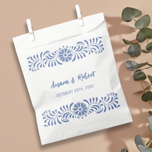 Blaue Talavera Geschenktütchen