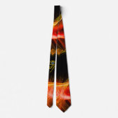 BLAUE TALISMAN / AUGE DER HORUS-Wirbel Krawatte (Rückseite)