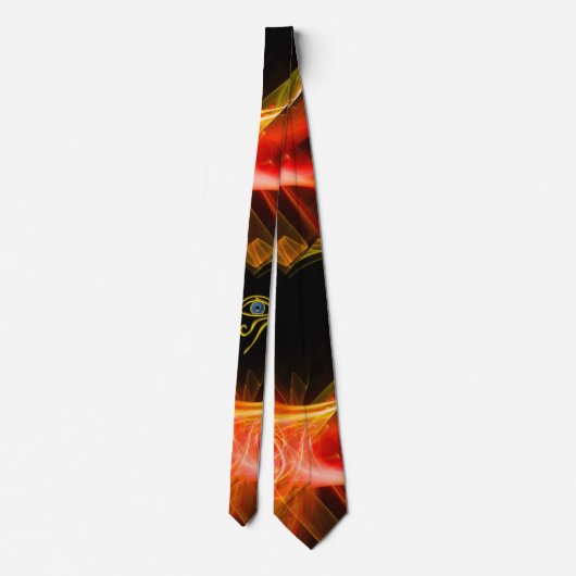 BLAUE TALISMAN / AUGE DER HORUS-Wirbel Krawatte (Rückseite)