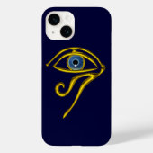 BLAUE TALISMAN Gold Horse Eye Case-Mate iPhone Hülle (Rückseite)