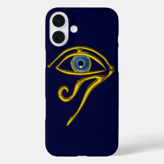 BLAUE TALISMAN Gold Horse Eye iPhone 16 Plus Hülle