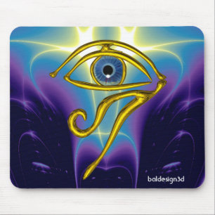 BLAUE TALISMAN / GOLD HORUS AUGE MOUSEPAD