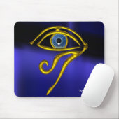 BLAUE TALISMAN / GOLD HORUS AUGE MOUSEPAD (Mit Mouse)